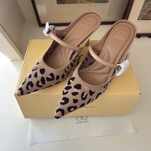 Chic Leopard Print Mules by